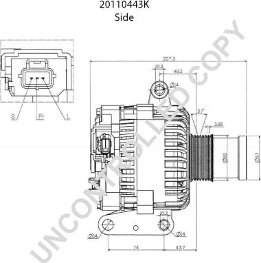 Prestolite Electric 20110443K - Alternatore autozon.pro