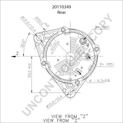 Prestolite Electric 20110349 - Alternatore autozon.pro