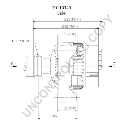 Prestolite Electric 20110349 - Alternatore autozon.pro