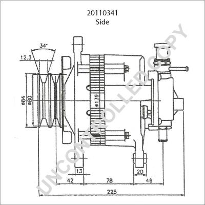 Prestolite Electric 20110341 - Alternatore autozon.pro