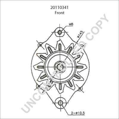 Prestolite Electric 20110341 - Alternatore autozon.pro