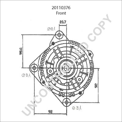 Prestolite Electric 20110376 - Alternatore autozon.pro