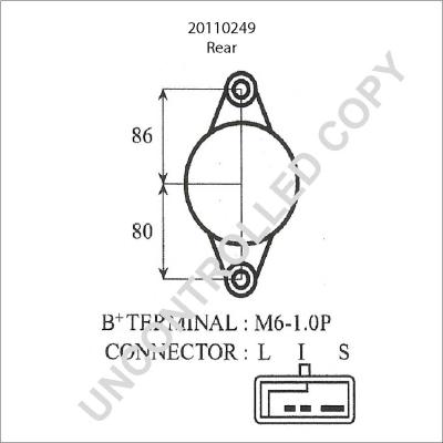 Prestolite Electric 20110249 - Alternatore autozon.pro