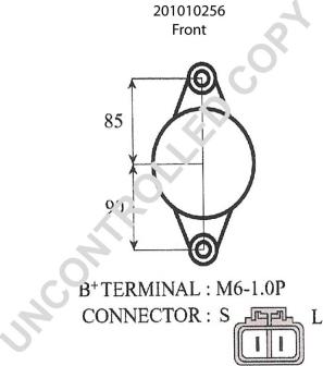 Prestolite Electric 20110256 - Alternatore autozon.pro