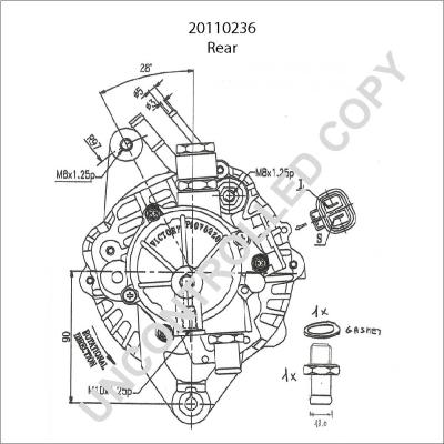 Prestolite Electric 20110236 - Alternatore autozon.pro