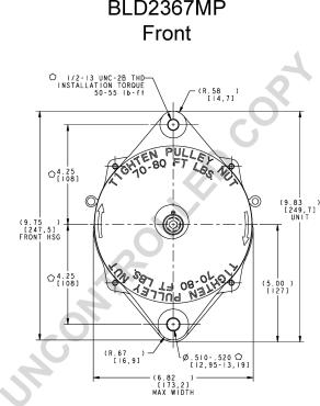 Prestolite Electric BLD2367MP - Alternatore autozon.pro