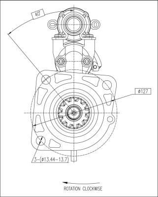 Prestolite Electric M90R3539SE - Motorino d'avviamento autozon.pro