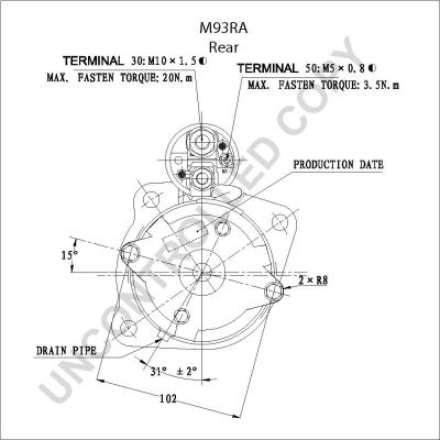 Prestolite Electric M93RA - Motorino d'avviamento autozon.pro