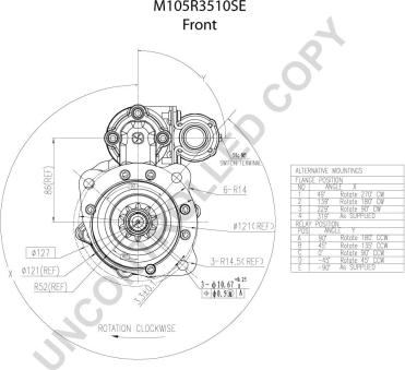 Prestolite Electric M105R3510SE - Motorino d'avviamento autozon.pro