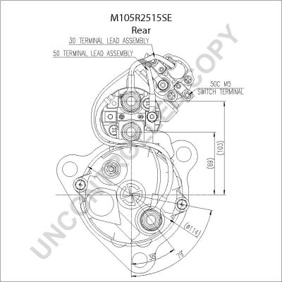 Prestolite Electric M105R2515SE - Motorino d'avviamento autozon.pro