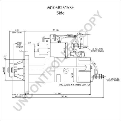 Prestolite Electric M105R2515SE - Motorino d'avviamento autozon.pro