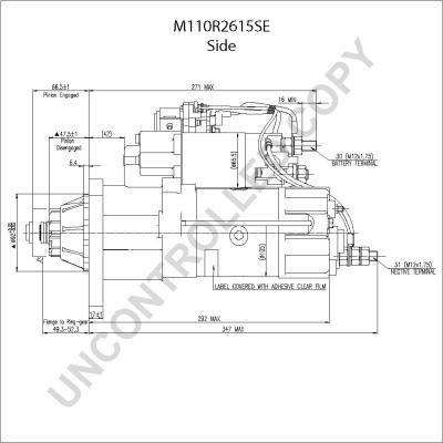 Prestolite Electric M110R2615SE - Motorino d'avviamento autozon.pro