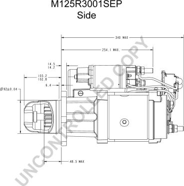 Prestolite Electric M125R3001SEP - Motorino d'avviamento autozon.pro