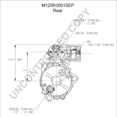 Prestolite Electric M125R3001SEP - Motorino d'avviamento autozon.pro