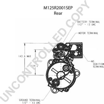 Prestolite Electric M125R2001SEP - Motorino d'avviamento autozon.pro