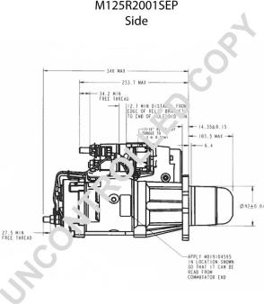 Prestolite Electric M125R2001SEP - Motorino d'avviamento autozon.pro