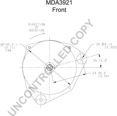 Prestolite Electric MDA3921 - Alternatore autozon.pro