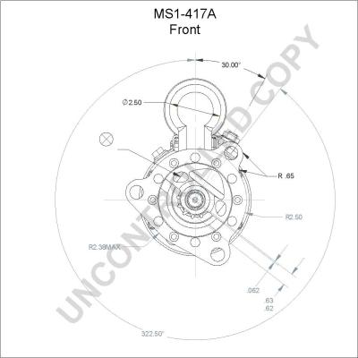 Prestolite Electric MS1-417A - Motorino d'avviamento autozon.pro