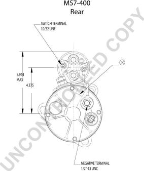 Prestolite Electric MS7-400 - Motorino d'avviamento autozon.pro