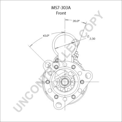 Prestolite Electric MS7-303A - Motorino d'avviamento autozon.pro