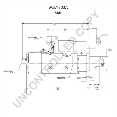 Prestolite Electric MS7-303A - Motorino d'avviamento autozon.pro