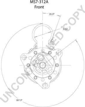 Prestolite Electric MS7-312A - Motorino d'avviamento autozon.pro