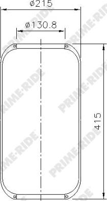 Prime-Ride 9013 - Soffietto, Sospensione pneumatica autozon.pro