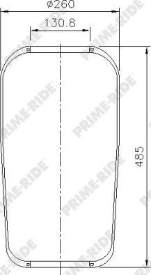 Prime-Ride 9075 - Soffietto, Sospensione pneumatica autozon.pro