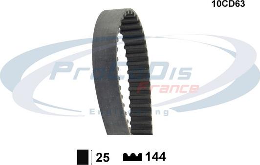 Procodis France 10CD63 - Cinghia dentata autozon.pro