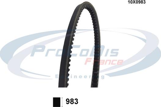 Procodis France 10X0983 - Cinghia trapezoidale autozon.pro