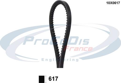 Procodis France 10X0617 - Cinghia trapezoidale autozon.pro