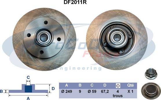 Procodis France DF2011R - Discofreno autozon.pro