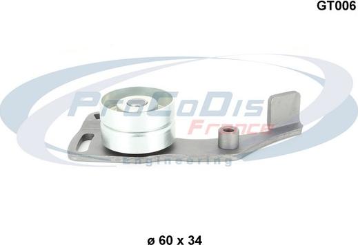 Procodis France GT006 - Rullo tenditore, Cinghia dentata autozon.pro