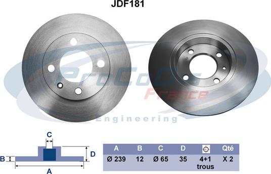 Procodis France JDF181 - Discofreno autozon.pro