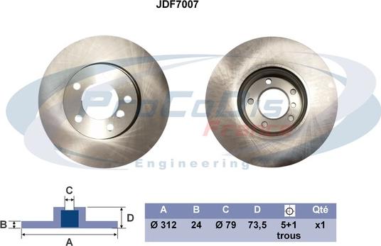 Procodis France JDF7007 - Discofreno autozon.pro