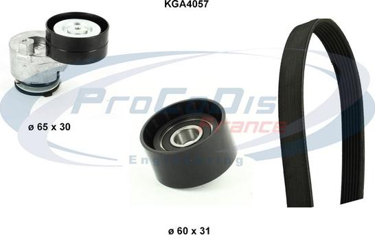 Procodis France KGA4057 - Kit Cinghie Poly-V autozon.pro