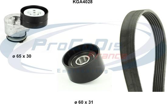 Procodis France KGA4028 - Kit Cinghie Poly-V autozon.pro