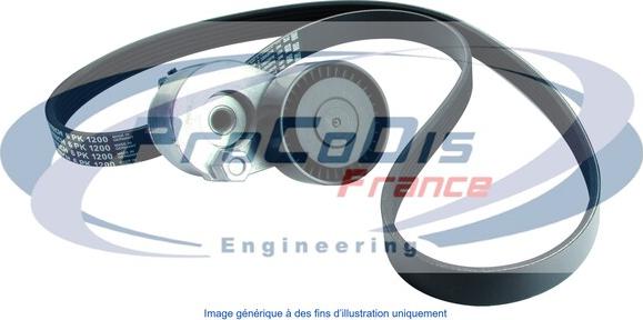 Procodis France KGA5009 - Kit Cinghie Poly-V autozon.pro