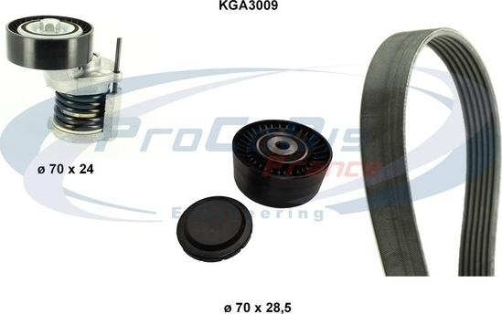 Procodis France KGA3009 - Kit Cinghie Poly-V autozon.pro