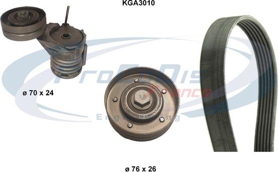 Procodis France KGA3010 - Kit Cinghie Poly-V autozon.pro