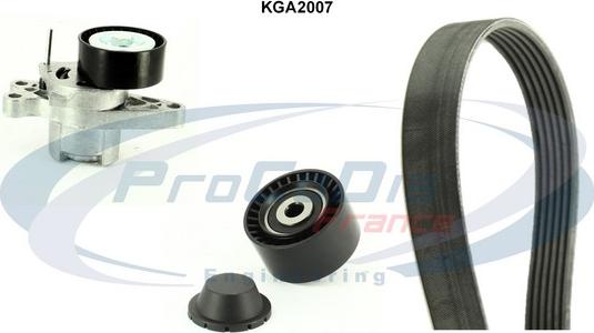 Procodis France KGA2007 - Kit Cinghie Poly-V autozon.pro