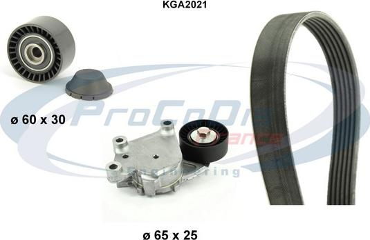 Procodis France KGA2021 - Kit Cinghie Poly-V autozon.pro