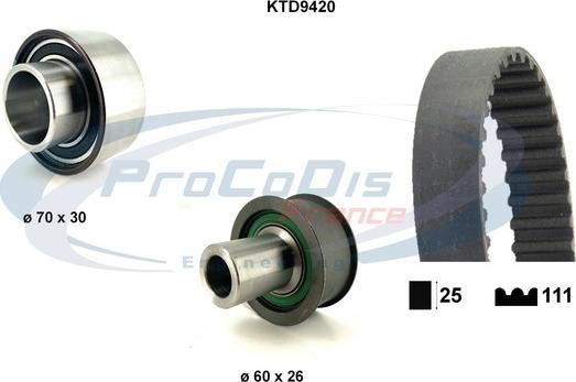 Procodis France KTD9420 - Kit cinghie dentate autozon.pro