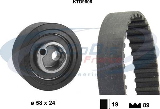 Procodis France KTD9606 - Kit cinghie dentate autozon.pro