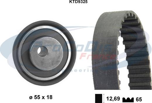 Procodis France KTD9325 - Kit cinghie dentate autozon.pro