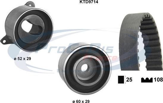 Procodis France KTD9714 - Kit cinghie dentate autozon.pro