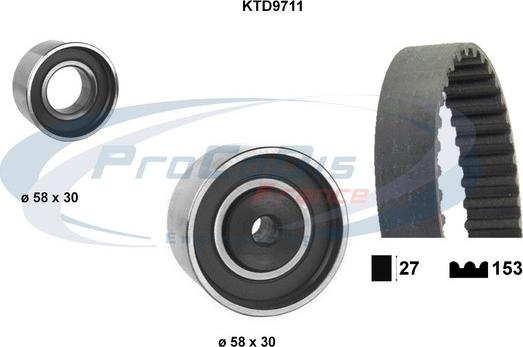 Procodis France KTD9711 - Kit cinghie dentate autozon.pro