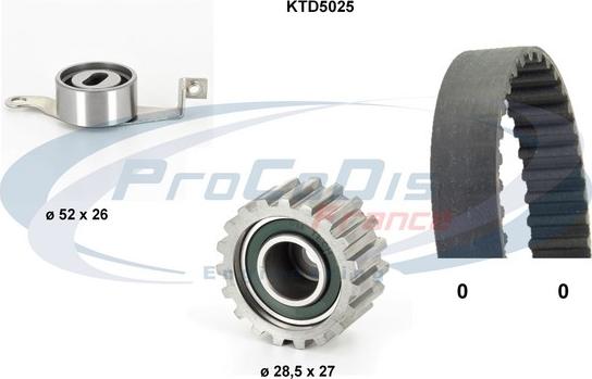 Procodis France KTD5025 - Kit cinghie dentate autozon.pro