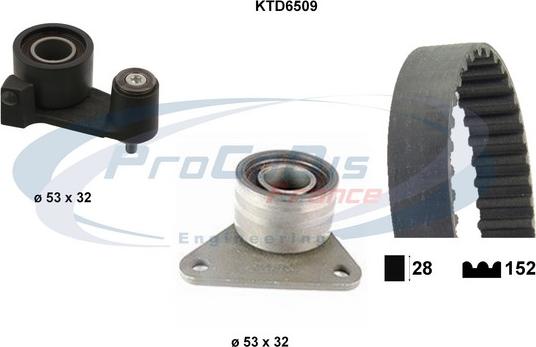 Procodis France KTD6509 - Kit cinghie dentate autozon.pro