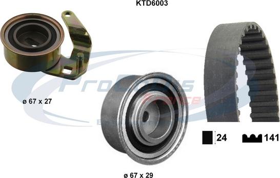 Procodis France KTD6003 - Kit cinghie dentate autozon.pro